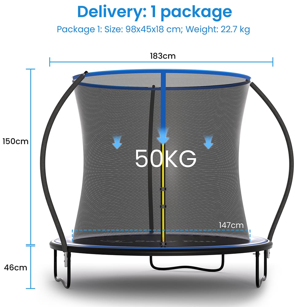 6ft Trampoline outdoor